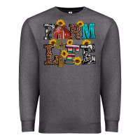 Charcoal Heather western farm life Premium Sweatshirt - Artiststas