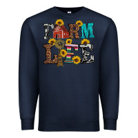 Navy western farm life Premium Sweatshirt - Artiststas