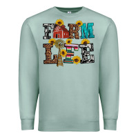 Seafoam western farm life Premium Sweatshirt - Artiststas