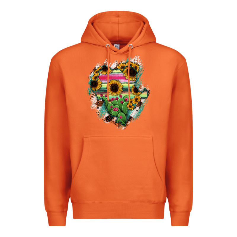 Durango State Of Mexico Map Premium Hoodie by RanaPortraitStore | Teevron