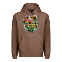 Chestnut Durango State Of Mexico Map Premium Hoodie - RanaPortraitStore
