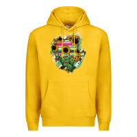 Lemon Durango State Of Mexico Map Premium Hoodie - RanaPortraitStore