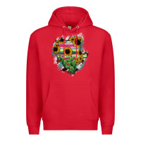 Red Durango State Of Mexico Map Premium Hoodie - RanaPortraitStore