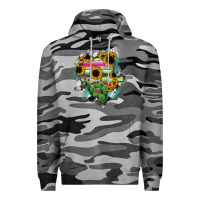Slate Camo Durango State Of Mexico Map Premium Hoodie - RanaPortraitStore