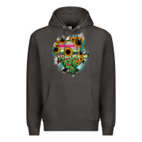 Smoke Durango State Of Mexico Map Premium Hoodie - RanaPortraitStore