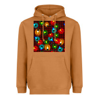 Meerkat christmas lights seamless pattern Heavyweight Hoodie - BundleAndBundleShop
