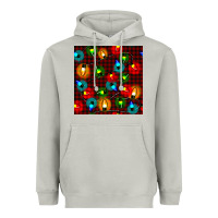 Moon Dust christmas lights seamless pattern Heavyweight Hoodie - BundleAndBundleShop