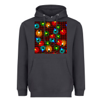 Smoke christmas lights seamless pattern Heavyweight Hoodie - BundleAndBundleShop