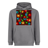 Christmas Lights Seamless Pattern Heavyweight Hoodie | Teevron