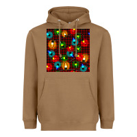 Toasted Coconut christmas lights seamless pattern Heavyweight Hoodie - BundleAndBundleShop