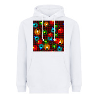 White christmas lights seamless pattern Heavyweight Hoodie - BundleAndBundleShop
