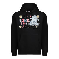Black the lord is my shepherd Premium Hoodie - MaliasSmallBusiness