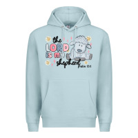 Blue Mist the lord is my shepherd Premium Hoodie - MaliasSmallBusiness