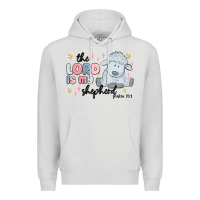 Dove Grey the lord is my shepherd Premium Hoodie - MaliasSmallBusiness
