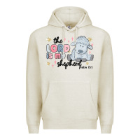 Oatmeal Heather the lord is my shepherd Premium Hoodie - MaliasSmallBusiness