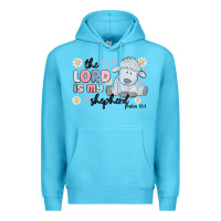 Ocean Blue the lord is my shepherd Premium Hoodie - MaliasSmallBusiness