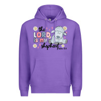 Purple the lord is my shepherd Premium Hoodie - MaliasSmallBusiness