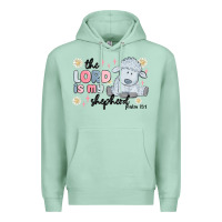 Seafoam the lord is my shepherd Premium Hoodie - MaliasSmallBusiness