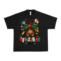 Black registrar life afro messy bun Urban Heavy Tee - texasbilliewilder