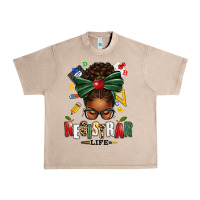 French Oak registrar life afro messy bun Urban Heavy Tee - texasbilliewilder