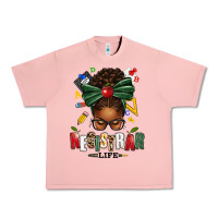 Salmon registrar life afro messy bun Urban Heavy Tee - texasbilliewilder