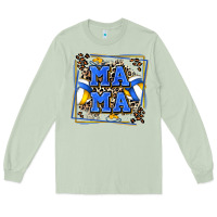 Matcha volleyball mama with leopard Long Sleeve Tee - Zillion Design Studio