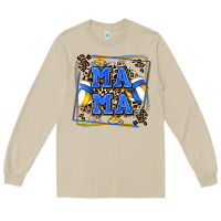Mushroom volleyball mama with leopard Long Sleeve Tee - Zillion Design Studio