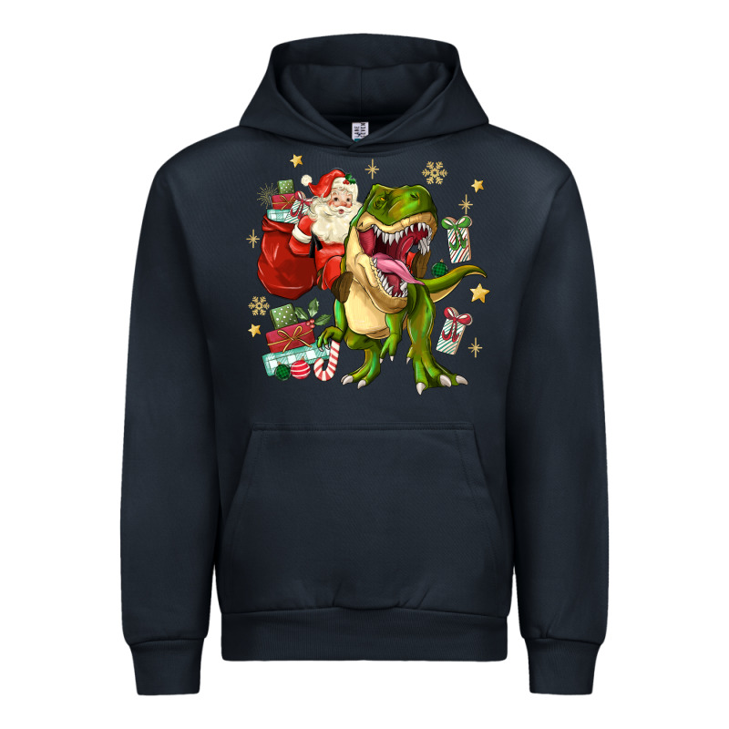 Christmas Dinosaur Urban Hoodie by MaliasSmallBusiness | Teevron
