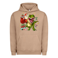 Pigment Burro Christmas dinosaur Urban Hoodie - MaliasSmallBusiness