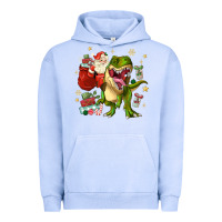 Pigment Grape Ice Christmas dinosaur Urban Hoodie - MaliasSmallBusiness