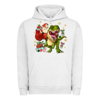 Pigment Lunar Rock Christmas dinosaur Urban Hoodie - MaliasSmallBusiness