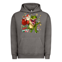 Pigment Tornado Christmas dinosaur Urban Hoodie - MaliasSmallBusiness