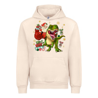 Sandshell Christmas dinosaur Urban Hoodie - MaliasSmallBusiness