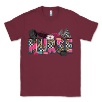 Burgundy race nurse Classic Tee - Zillion Design Studio