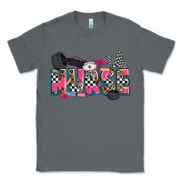 Charcoal Heather race nurse Classic Tee - Zillion Design Studio