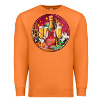 Carrot christmas champagne bottle and champagne's Premium Sweatshirt - AdoDesignShop