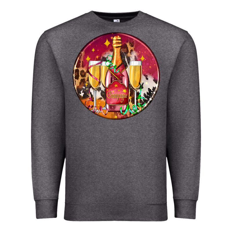 Christmas Champagne Bottle And Champagne's Premium Sweatshirt by AdoDesignShop | Teevron