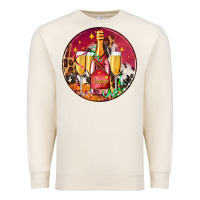 Sandshell christmas champagne bottle and champagne's Premium Sweatshirt - AdoDesignShop
