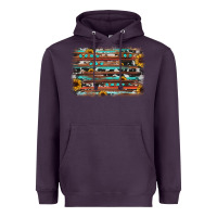 Plum sunflower gemstone background Heavyweight Hoodie - JahusDesignShop