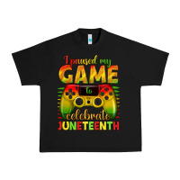 Black I paused my game celebrate Juneteenth Urban Heavy Tee - texasbilliewilder