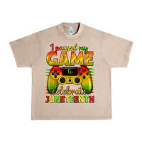 French Oak I paused my game celebrate Juneteenth Urban Heavy Tee - texasbilliewilder