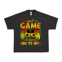 Pigment Black I paused my game celebrate Juneteenth Urban Heavy Tee - texasbilliewilder