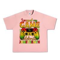 Salmon I paused my game celebrate Juneteenth Urban Heavy Tee - texasbilliewilder