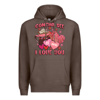 Coffee concha see te amo  i love you Premium Hoodie - MaliasSmallBusiness