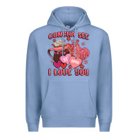 Colony Blue concha see te amo  i love you Premium Hoodie - MaliasSmallBusiness