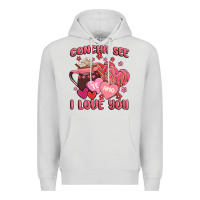 Dove Grey concha see te amo  i love you Premium Hoodie - MaliasSmallBusiness