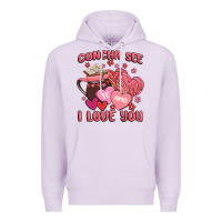Lilac concha see te amo  i love you Premium Hoodie - MaliasSmallBusiness