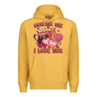 Mustard concha see te amo  i love you Premium Hoodie - MaliasSmallBusiness