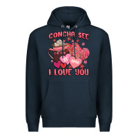 Navy concha see te amo  i love you Premium Hoodie - MaliasSmallBusiness