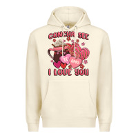 Sandshell concha see te amo  i love you Premium Hoodie - MaliasSmallBusiness